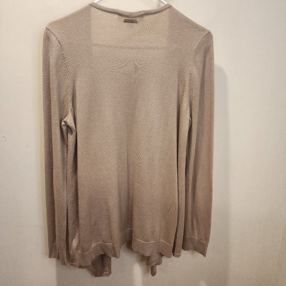 MICHAEL by Michael Kors Beige Open Front Cardigan Size S - Picture 3 of 8